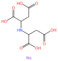 亞氨基二琥珀酸四鈉-IDS·Na4結構式